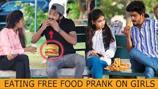 Eating Free Food Prank On Girls  With a Twist @OverDose_TV_Official