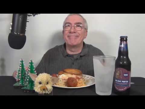 ASMR Eating Spaghetti and Drinking Sam Adams Beer Night