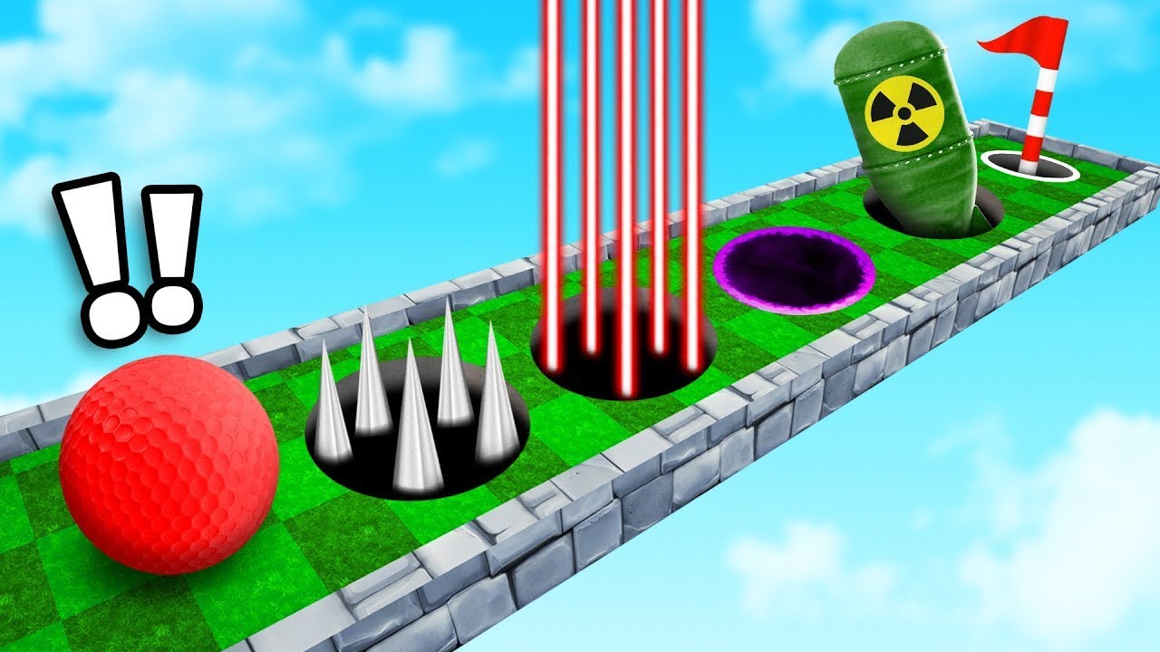 TROLL vs BODYGUARD in GOLF IT! (1000% lachflash)