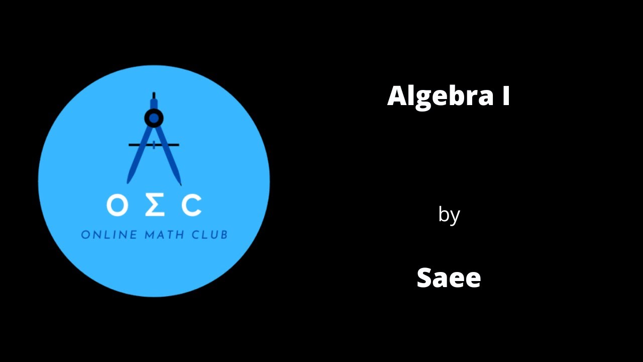 Algebra I by Saee Patil
