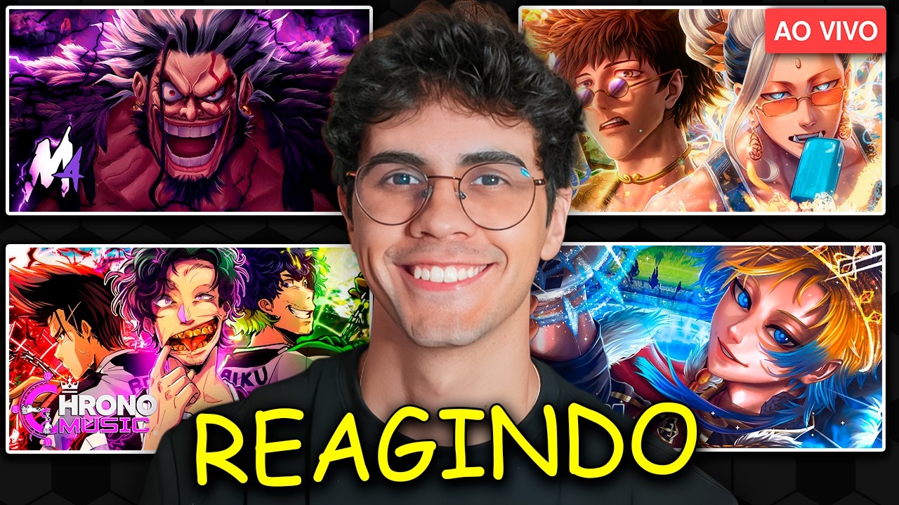 REAGINDO AO VIVO a M4RKIM, ANIRAP, CHRONO e +