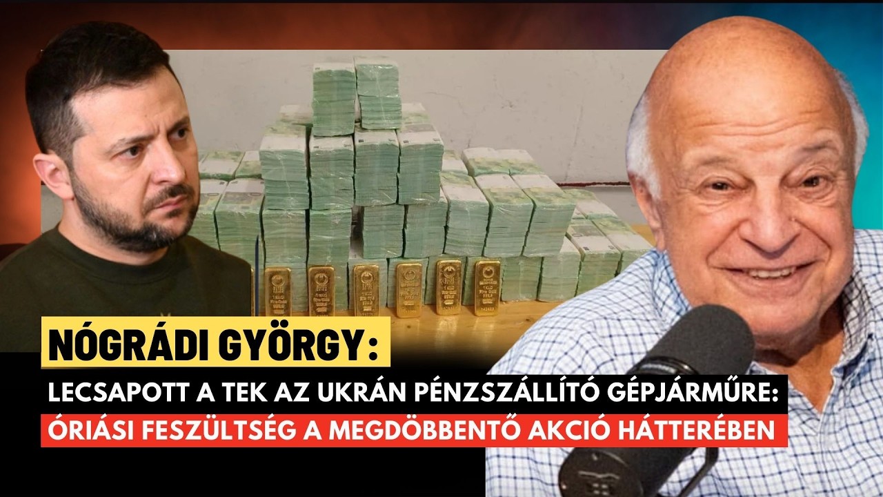 Rendkívüli művelet: lecsapott a TEK az ukrán pénz és aranyszállítmányra - Nógrádi György