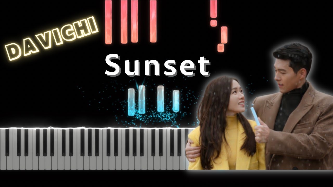 Davichi 다비치 - Sunset (Crash Landing On You OST) | Piano Cover