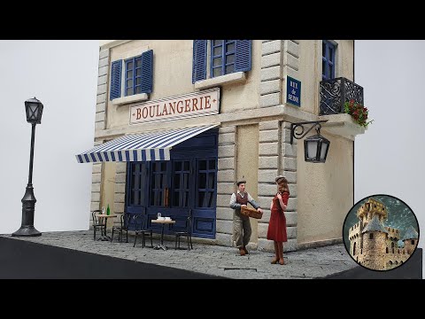 Boulangerie DIORAMA 1:35 Scale - Finale/Full video - DIY