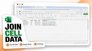 How to Combine Data from Cells in Excel (Unified Amount Stream)