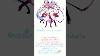 Vocaloids you may not know pt.1#vocaloid #shorts #meikahimemikoto #short