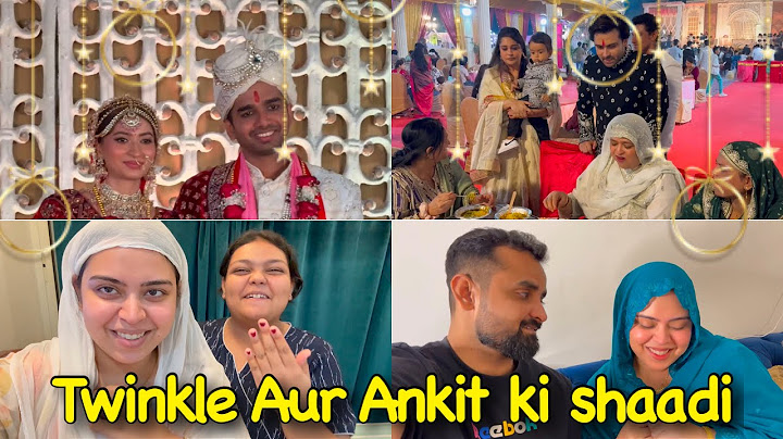 TWINKIT ki Shaadi ❤️ | Congratulations @AnkitAzad46 @lifewithtwinkle 👫