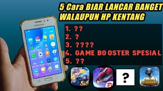 TIPS " MAIN GAME DI HP KENTANG TIDAK LAG "‼️SUDAH DI COBA DI RAM 1 GB DAN WORK 100% screenshot 1