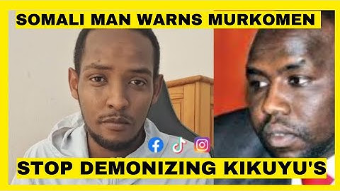 Stop Demonizing Kikuyu's! Fearless Somali Activist Lectures Murkomen For Pushing Tribal Politics