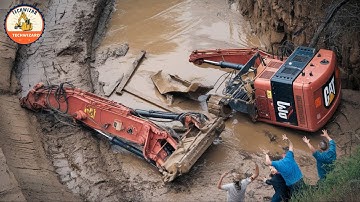 Shocking With The Most Dangerous Mistakes On Heavy Equipment And Idiots On Excavators #12