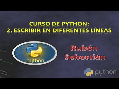 Video: ¿Cómo escribir una nueva línea en python?