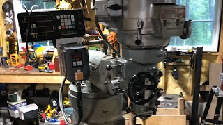 Bridgeport milling machine RC servo horn modification for dig system. People ask “what’s that for?”