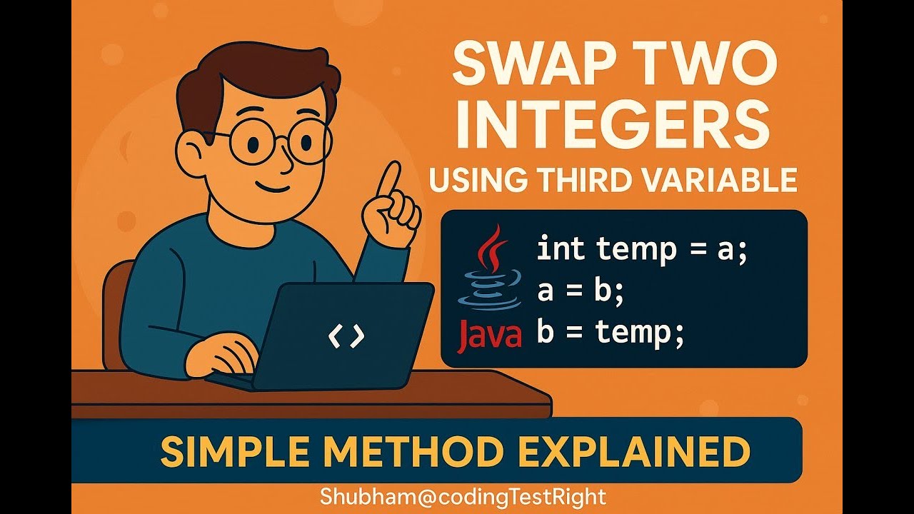 Swapping of two integer without using third variable - YouTube