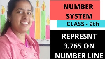 visualize 3.765 on number line using successive magnification, class-9th MATHS Ex-1.4 Q-1,NCERT,CBSE