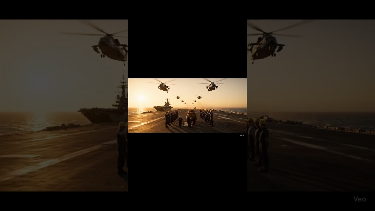 “Kitten & Commander Bear: Flight Deck Mayhem ✈️🐾”