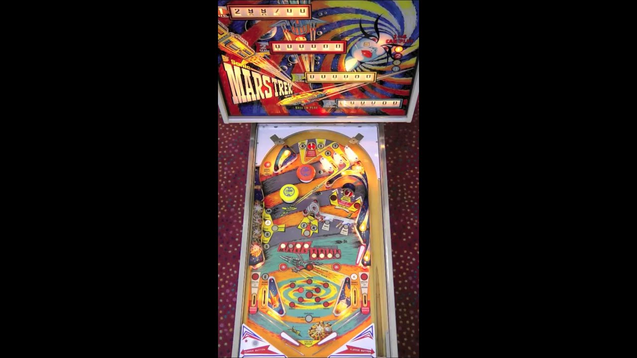 Mars Trek Pinball Gameplay