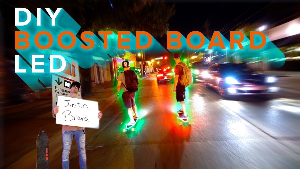 DIY Boosted Board LED Lights for under $10!!! - YouTube