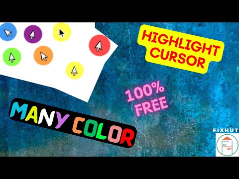 How to highlight mouse pointer 💥💥