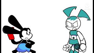 Oswald Jenny fighting over socks