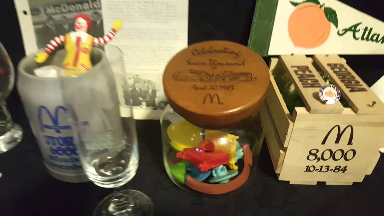 my mcdonalds collection 1st shelf YouTube