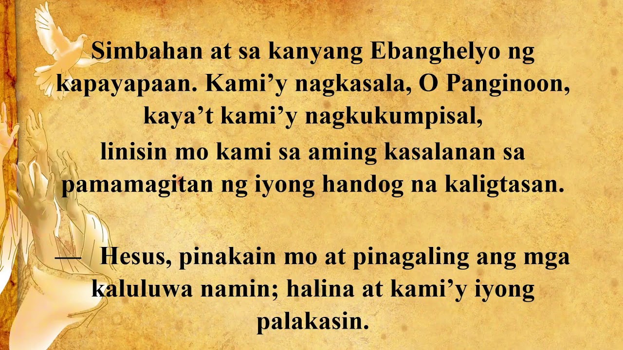Mar 10, 2026 | 6 a.m. - Martes ng Ika-3 Linggo ng Apatnapung Araw na Paghahanda