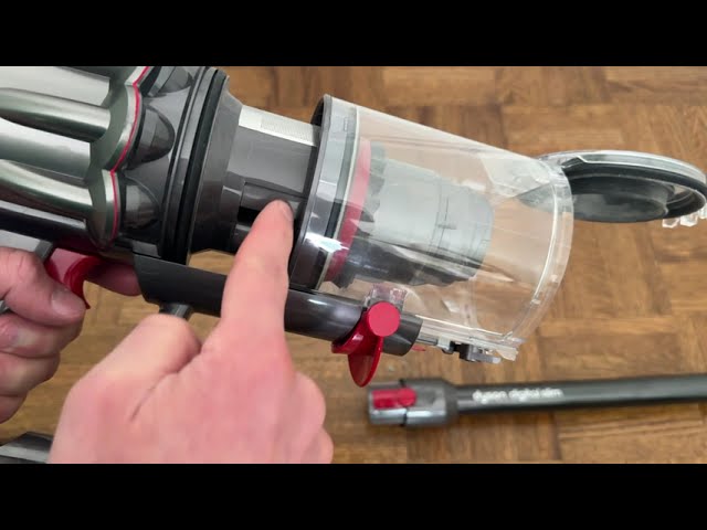 How To Remove The Bin From A Dyson V9 Digital Slim Vacuum - YouTube