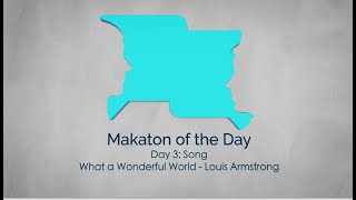 Makaton of the Day: Day 3 - What a Wonderful World - Louis Armstrong