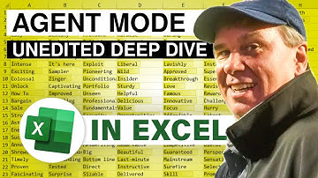 Excel Agent Runs for 13.5 Minutes in Unedited Deep Dive! Episode 2710
