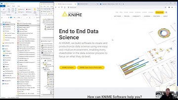 Teaching Data Science with KNIME Visual Modeling Environment - Short Demo @ SIGCSE 2021
