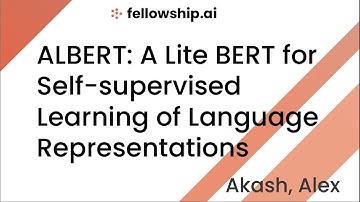 ALBERT: A Lite BERT for Self-supervised Learning of Language Representations