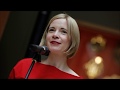 Dr Lucy Worsley at the opening of The Portland Collection.