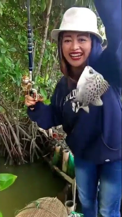 Si centil kaget strek ikan asing🤘