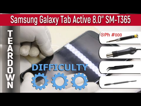 Samsung Galaxy Tab Active 8.0&rsquo;&rsquo; 📱 (SM-T365) Teardown Take apart Tutorial