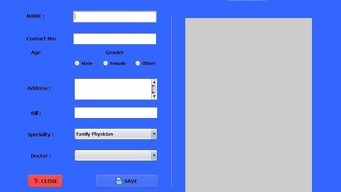 Clinical Management System in java