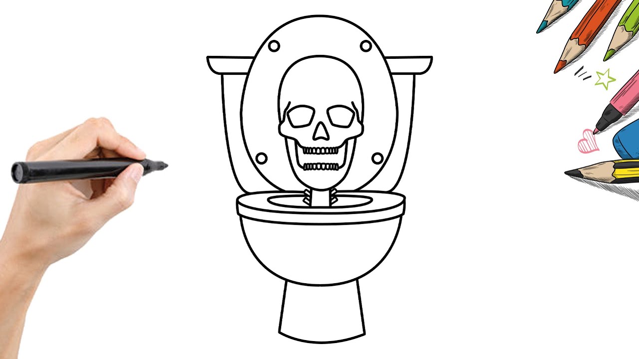 どのようにスカルスキビディトイレを描くか - YouTube