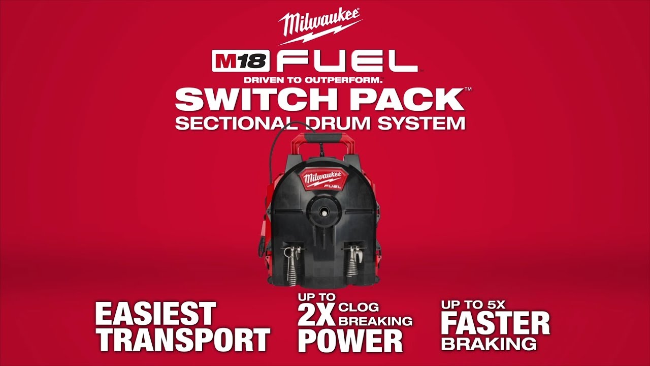 Milwaukee 2775C-222 M18 Fuel Switch Pack Sectional Drum System Kit