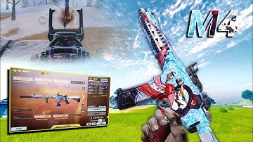 FAST ADS + 0 RECOIL + LONG RANGE M4 BEST GUNSMITH in SEASON 11 | best setup | COD MOBILE