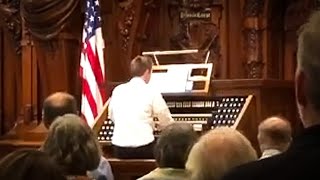 The 'StarSpangled Banner' on Pipe Organ at Methuen Music Hall  National Anthem USA  Paul Fey