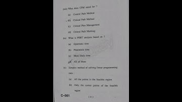 Quantitative Techniques for Management (BBA 501) Question Paper// BBA Question Paper // #himquery