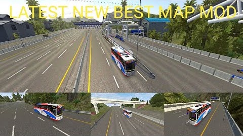 Indonesia bus simulator_New Best TOL JKT CIKAMPEK Map Mod for Bussid video by RAMESH KRC GAMING