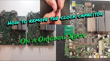 How to remove a clock capacitor from an original Xbox motherboard (1.2-1.4/1.6)