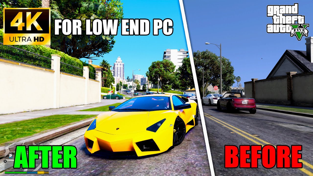 How To Install Graphics Mod In GTA 5 For Low End PC 