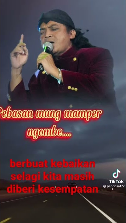 ning dunyo mung mampir ngombe