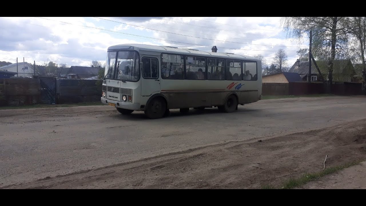 Автобус ПАЗ 4234 с маршрутом №61 Лесопристань - Вокзал ЕК 100 44 ...