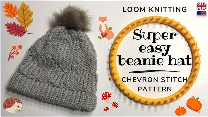 Super Bulky Dropstitch Hat & Cowl Loom Knitting Kit