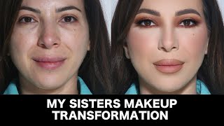 My sisters makeup Transformation - Samer Khouzami by Samer Khouzami 13,005 views 1 year ago 4 minutes, 38 seconds