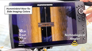 Humminbird HELIX Quick Tip: Side Imaging Colors