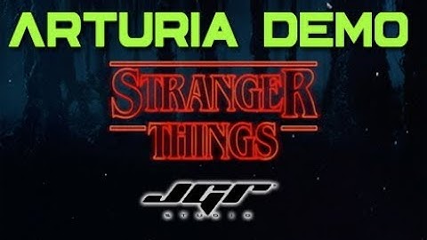 Stranger Things Theme with Arturia V6 Collection Tema Soundtrack