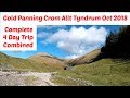 Complete Tyndrum Gold Panning Videos October '18 Combined - Sampling New Areas On Crom Allt