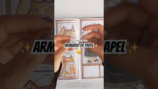 Muñecas de papel 💕✨video completo en mi canal SmallPaperDoll ✨ #paperdoll #paperdolldressup